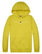 Tommy Hilfiger Hanorac cu logo brodat si buzunar kangaroo - Galben sofran