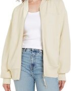 Tommy Hilfiger Hanorac dama Bumbac - Crem - Crem