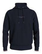 Tommy Hilfiger Hanorac din amestec de bumbac organic cu buzunar kangaroo - Albastru ultramarin