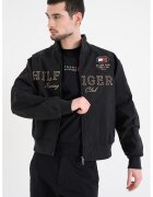 Tommy Hilfiger Jacheta bomber cu maneci cazute - Negru