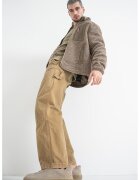 Tommy Hilfiger Jacheta regular-fit din blana shearling sintetica cu buzunar pe piept - Maro camel