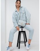 Tommy Hilfiger Jacheta supradimensionata de denim - Albastru deschis