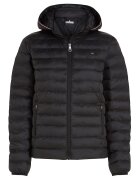 Tommy Hilfiger Jacheta usoara matlasata cu guler inalt - Negru