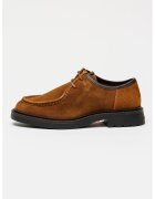 Tommy Hilfiger Mocasini din piele intoarsa cu sireturi Comfort - Maro scortisoara