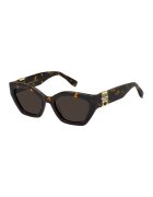 Tommy Hilfiger Ochelari de soare cat-eye cu model monograma - Maro