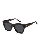 Tommy Hilfiger Ochelari de soare cu logo in partile laterale - Negru/Galben pal