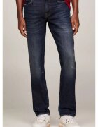 Tommy Hilfiger Pantaloni barbati - Bumbac/Lyocell/Elastan - Albastru inchis - Bleumarin