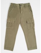 Tommy Hilfiger Pantaloni cargo din amestec de bumbac organic - Verde inchis