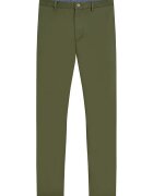 Tommy Hilfiger Pantaloni chino cu croiala dreapta Denton - Verde padure