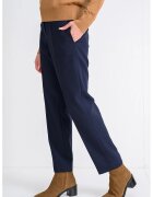 Tommy Hilfiger Pantaloni cu croiala dreapta si talie medie - Bleumarin