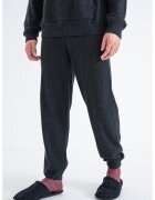 Tommy Hilfiger Pantaloni de pijama din lana - Gri antracit
