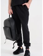 Tommy Hilfiger Pantaloni de trening cu buzunare oblice - Negru