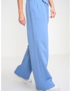 Tommy Hilfiger Pantaloni de trening cu croiala dreapta si cusaturi pe partea din fata - Albastru deschis