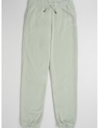 Tommy Hilfiger Pantaloni de trening din amestec de bumbac cu snur ajustabil - Negru/Verde pal
