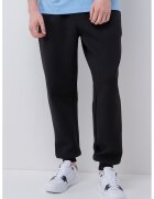 Tommy Hilfiger Pantaloni de trening din amestec de bumbac cu snur de ajustare - Negru