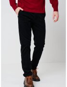 Tommy Hilfiger Pantaloni regular-fit din bumbac cu model uni - Albastru ultramarin