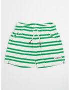 Tommy Hilfiger Pantaloni scurti din amestec de bumbac organic cu dungi - Verde/Alb murdar