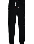 Tommy Hilfiger Pantaloni sport cu logo - Alb/Negru