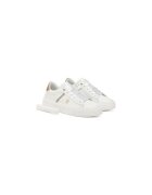 Tommy Hilfiger Pantofi sport copii - piele ecologica - alb - detalii metalice -