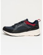 Tommy Hilfiger Pantofi sport cu garnituri din piele Moder Comfort Run - Rosu/Bleumarin