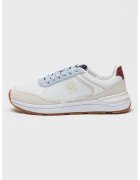 Tommy Hilfiger Pantofi sport cu insertii din piele intoarsa - Alb/Albastru deschis