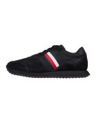 Tommy Hilfiger Pantofi sport cu insertii din piele intoarsa - Negru