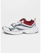 Tommy Hilfiger Pantofi sport cu insertii din plasa - Negru/Alb optic