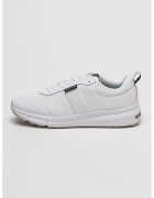 Tommy Hilfiger Pantofi sport de material textil cu logo - Alb