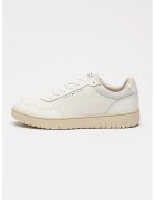 Tommy Hilfiger Pantofi sport de piele cu talpa plata - Alb optic