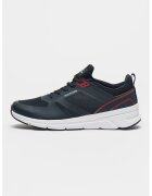 Tommy Hilfiger Pantofi sport de piele ecologica cu insertii de plasa - Albastru ultramarin
