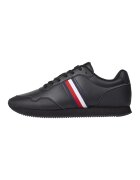 Tommy Hilfiger Pantofi sport de piele ecologica - Negru