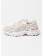 Tommy Hilfiger Pantofi sport demi-wedge din plasa cu garnituri - pentru alergare Modern Rugged - Maro taupe deschis/Alb optic