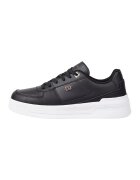 Tommy Hilfiger Pantofi sport din piele cu detalii logo - Negru