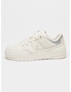 Tommy Hilfiger Pantofi sport din piele cu detaliu logo - Alb fildes/Argintiu