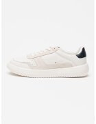 Tommy Hilfiger Pantofi sport din piele cu garnituri din piele intoarsa Modern Lightcup - Alb/Bleumarin