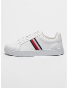 Tommy Hilfiger Pantofi sport din piele cu logo - Alb
