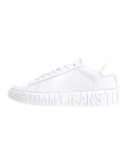 Tommy Hilfiger Pantofi sport din piele cu logo in relief - Alb