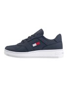 Tommy Hilfiger Pantofi sport din piele si piele ecologica - Bleumarin