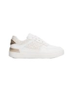 Tommy Hilfiger Pantofi sport din piele si piele ecologica Lux Court - Alb