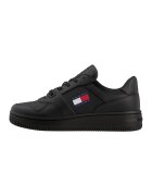 Tommy Hilfiger Pantofi sport din piele si piele ecologica - Negru