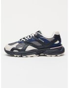 Tommy Hilfiger Pantofi sport din plasa cu garnituri din piele ecologica - Alb murdar/Bleumarin
