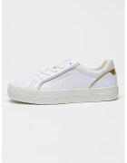 Tommy Hilfiger Pantofi sport low-cut de piele - Alb