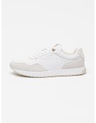 Tommy Hilfiger Pantofi sport low-cut de piele - Galben pal/Alb optic