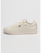 Tommy Hilfiger Pantofi sport low-cut din piele - Alb fildes