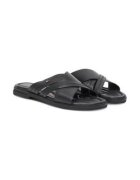 Tommy Hilfiger Papuci barbatesti - piele naturala negru