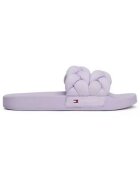 Tommy Hilfiger Papuci cu aspect impletit -