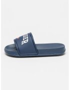 Tommy Hilfiger Papuci cu imprimeu logo - Alb/Bleumarin