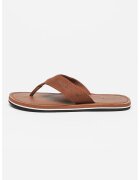 Tommy Hilfiger Papuci flip-flop cu imprimeu logo - Maro scortisoara