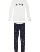 Tommy Hilfiger Pijama lunga cu imprimeu logo -