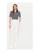 Tommy Hilfiger Polo dama - bumbac - bleumarin/alb - Alb/Bleumarin